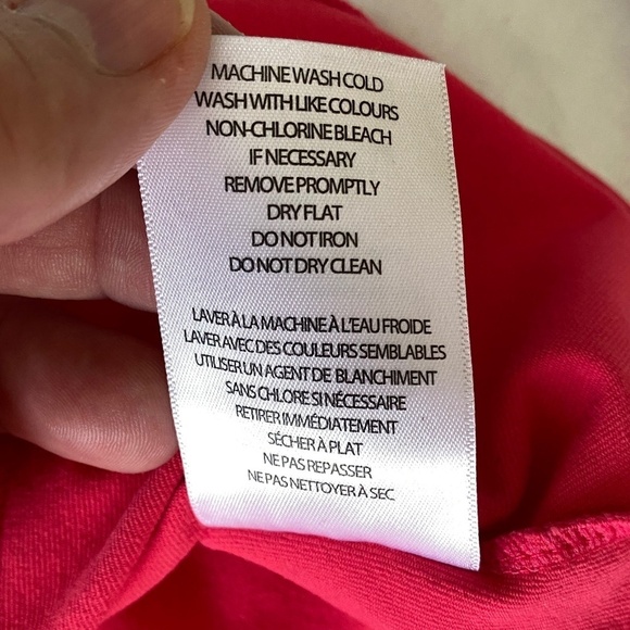 Tuff Athletics Women's Pink White Stripes Activewear Tank Top Spaghetti Straps L - Picture 7 of 11